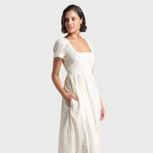 Modcloth Regency Romance Embroidered Maxi Dress - NWT